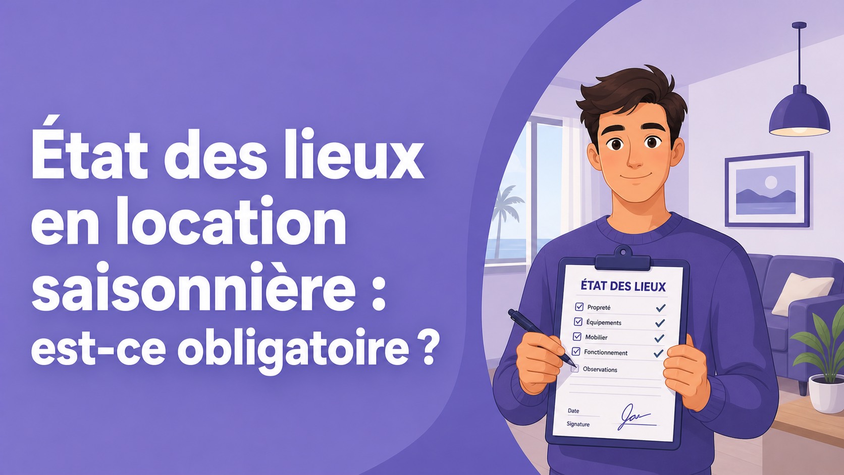 État des lieux en location saisonnière : est-ce obligatoire ?