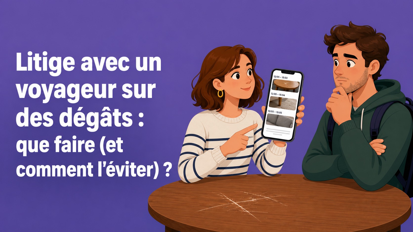 Litige avec un voyageur sur des dégâts : que faire (et comment l'éviter) ?
